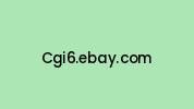 Cgi6.ebay.com Coupon Codes