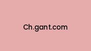 Ch.gant.com Coupon Codes
