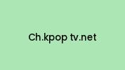 Ch.kpop-tv.net Coupon Codes