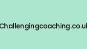Challengingcoaching.co.uk Coupon Codes