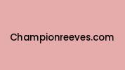 Championreeves.com Coupon Codes
