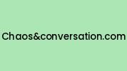 Chaosandconversation.com Coupon Codes