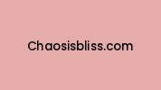 Chaosisbliss.com Coupon Codes