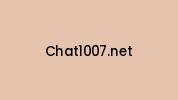 Chat1007.net Coupon Codes