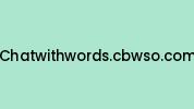 Chatwithwords.cbwso.com Coupon Codes
