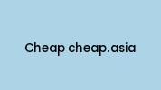 Cheap-cheap.asia Coupon Codes