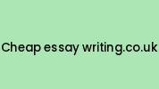 Cheap-essay-writing.co.uk Coupon Codes