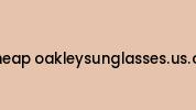 Cheap-oakleysunglasses.us.org Coupon Codes