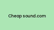 Cheap-sound.com Coupon Codes