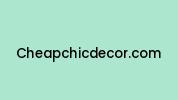 Cheapchicdecor.com Coupon Codes