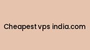 Cheapest-vps-india.com Coupon Codes