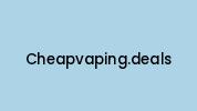 Cheapvaping.deals Coupon Codes