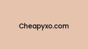 Cheapyxo.com Coupon Codes