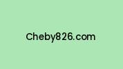 Cheby826.com Coupon Codes