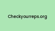 Checkyourreps.org Coupon Codes