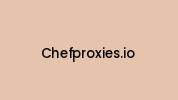 Chefproxies.io Coupon Codes