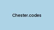 Chester.codes Coupon Codes