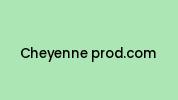 Cheyenne-prod.com Coupon Codes