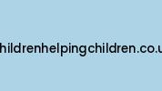 Childrenhelpingchildren.co.uk Coupon Codes