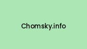 Chomsky.info Coupon Codes