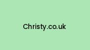 Christy.co.uk Coupon Codes