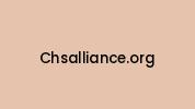 Chsalliance.org Coupon Codes
