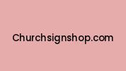 Churchsignshop.com Coupon Codes