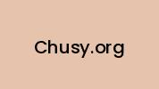 Chusy.org Coupon Codes