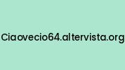 Ciaovecio64.altervista.org Coupon Codes