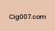 Cig007.com Coupon Codes