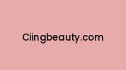 Ciingbeauty.com Coupon Codes
