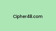 Cipher48.com Coupon Codes