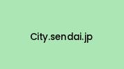 City.sendai.jp Coupon Codes