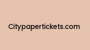 Citypapertickets.com Coupon Codes