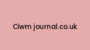 Ciwm-journal.co.uk Coupon Codes