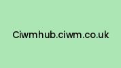 Ciwmhub.ciwm.co.uk Coupon Codes