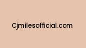 Cjmilesofficial.com Coupon Codes