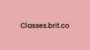 Classes.brit.co Coupon Codes