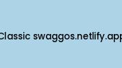 Classic-swaggos.netlify.app Coupon Codes