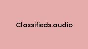 Classifieds.audio Coupon Codes