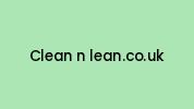 Clean-n-lean.co.uk Coupon Codes