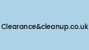 Clearanceandcleanup.co.uk Coupon Codes