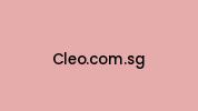 Cleo.com.sg Coupon Codes