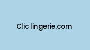 Clic-lingerie.com Coupon Codes