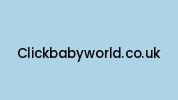 Clickbabyworld.co.uk Coupon Codes