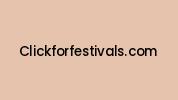 Clickforfestivals.com Coupon Codes