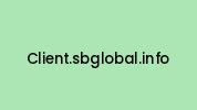 Client.sbglobal.info Coupon Codes