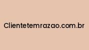 Clientetemrazao.com.br Coupon Codes