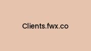 Clients.fwx.co Coupon Codes