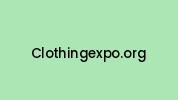Clothingexpo.org Coupon Codes